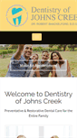 Mobile Screenshot of dentistryjohnscreek.com
